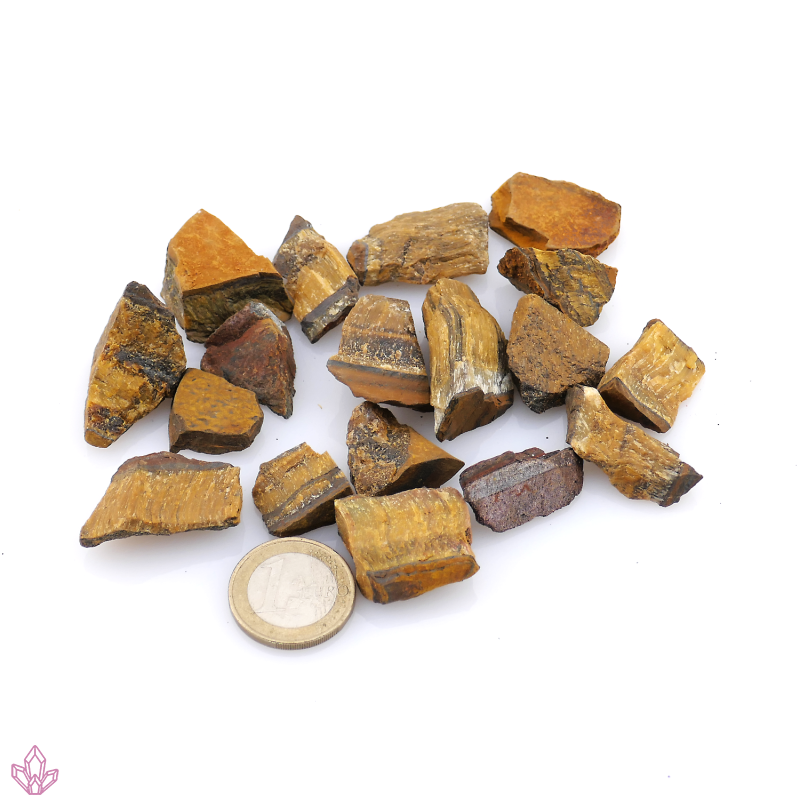 Tigerauge Chips Rohsteine