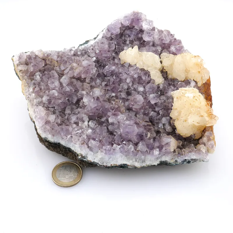 Amethyst mit Calcit ca. 1150 g
