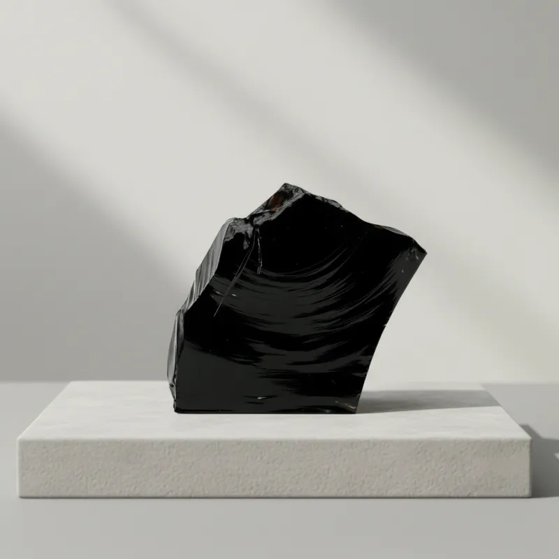 Obsidian schwarz ca. 505 g
