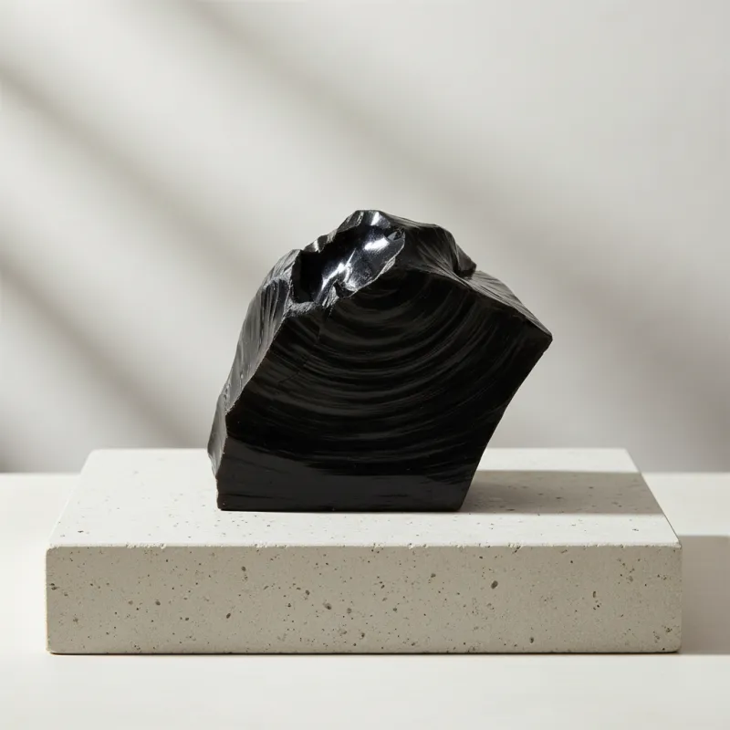 Obsidian schwarz ca. 505 g