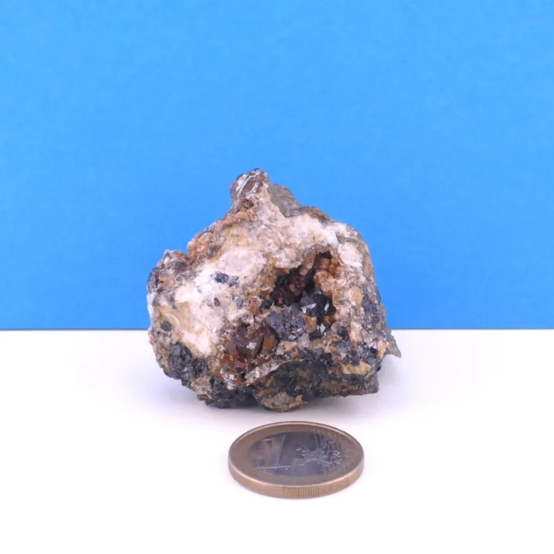Pyrit mit Sphalerite (Zinkblende) ca. 91 g Pyrit mit Sphalerite (Zinkblende) ca. 91 g