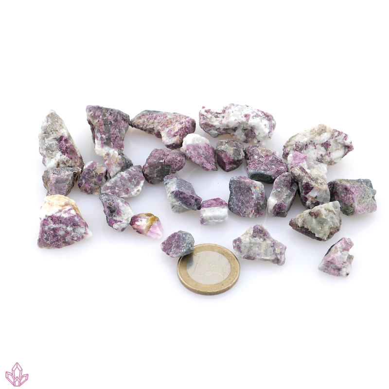 Rubellit-Konvolut: 100 g