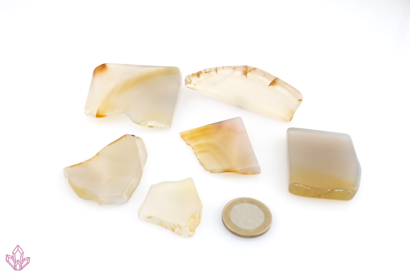 Achat Trommelsteine (Scheiben) ca. 100 g