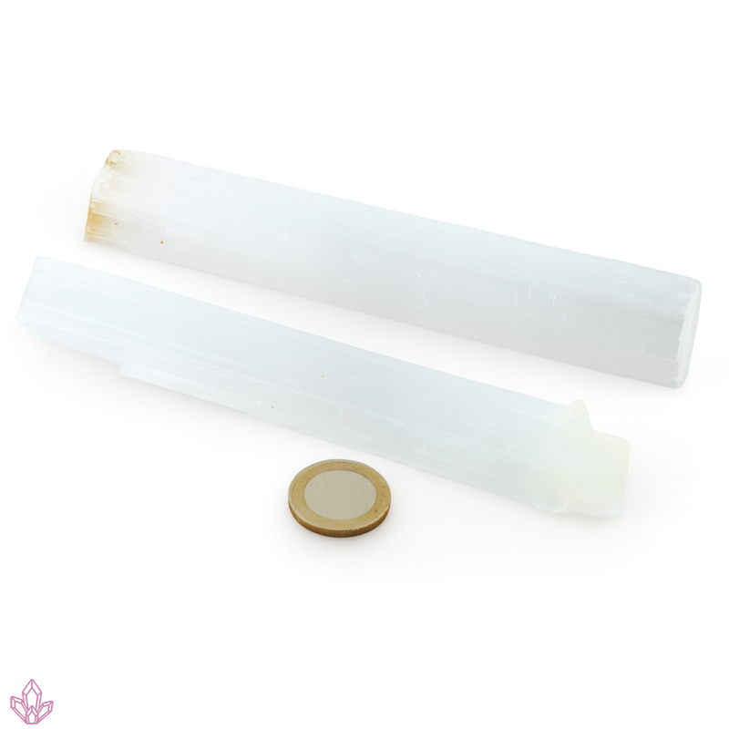 Selenit Rohsteine Stäbe 155 g Konvolut