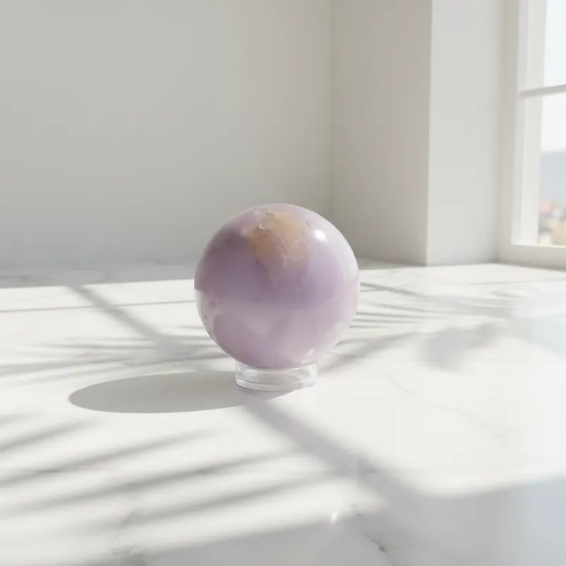 Amethyst Kugel – Ø ca. 35 mm (Blassviolett) #3