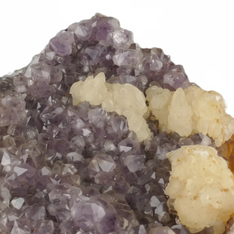 Amethyst Rohstück mit Calcit – ca. 150x140 mm #330