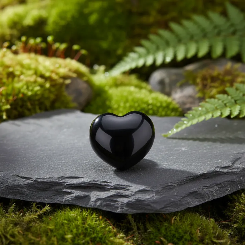 Obsidian Herz – ca. 31 x 30 x 13 mm #515