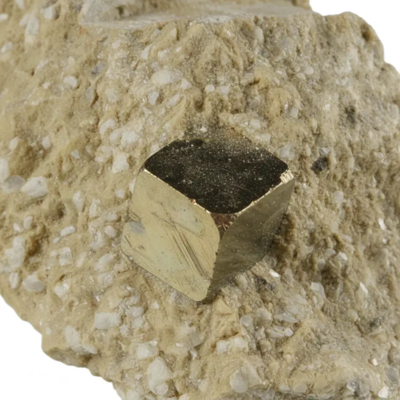 Pyrit Würfel auf Matrix – ca. 50x20 mm #428