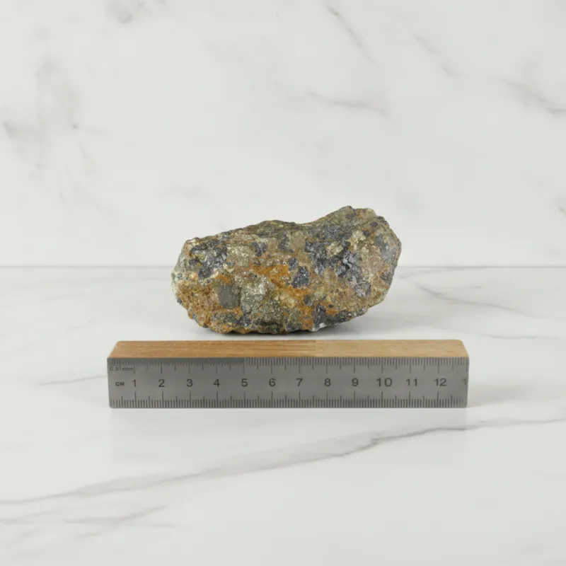 Pyrit mit Sphalerit (Zinkblende) – ca. 85x60 mm #427
