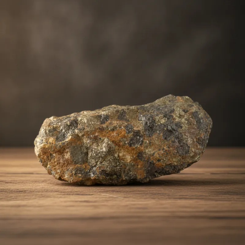 Pyrit mit Sphalerit (Zinkblende) – ca. 85x60 mm #427