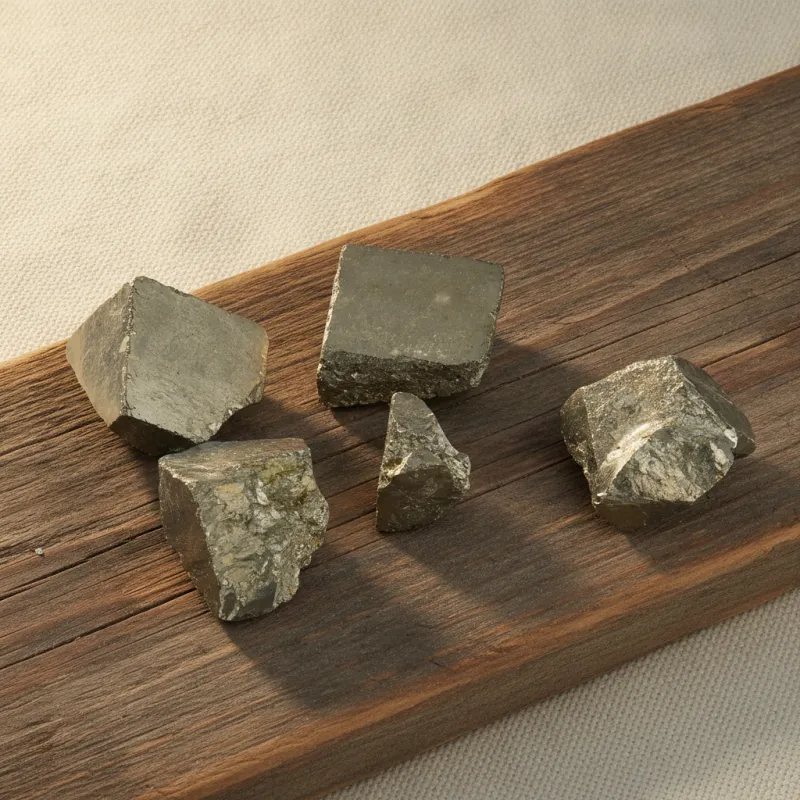 Pyritwürfel Stücke Konvolut – ca. 20x20 mm #350