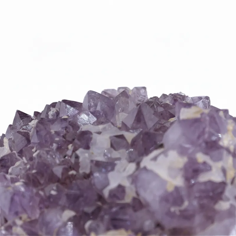 Amethyst-Stufe mit Calcit aus Brasilien, violett, 535 g #331