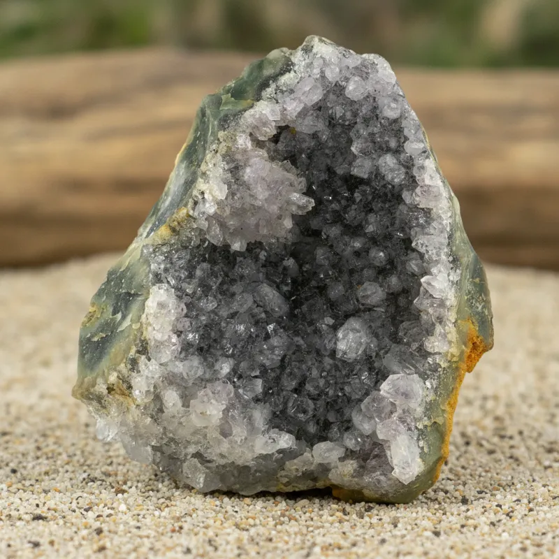 Amethyst Drusenstück dunkel Uruguay ca. 180g #340