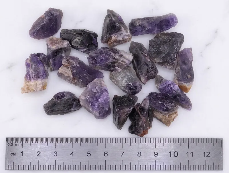 Amethyst Rohsteine Sambia, 100 g #510
