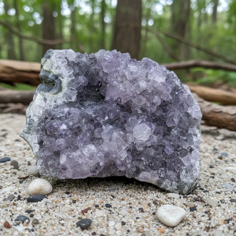 Amethyst-Stufe aus Uruguay, 200 g #338
