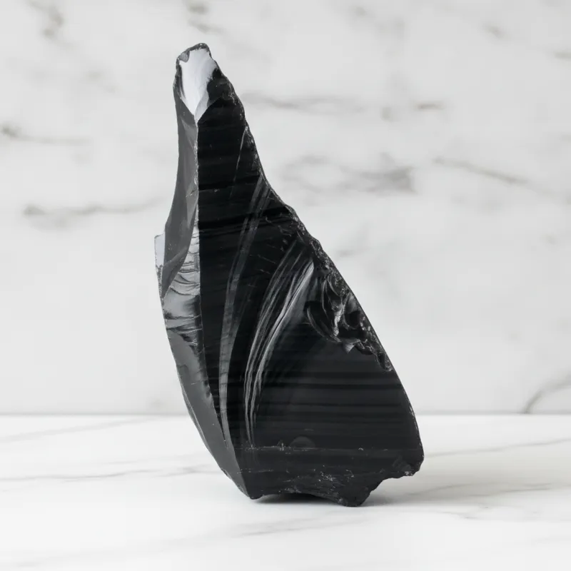 Obsidian Silberobsidian – ca. 150 x 70 mm #514