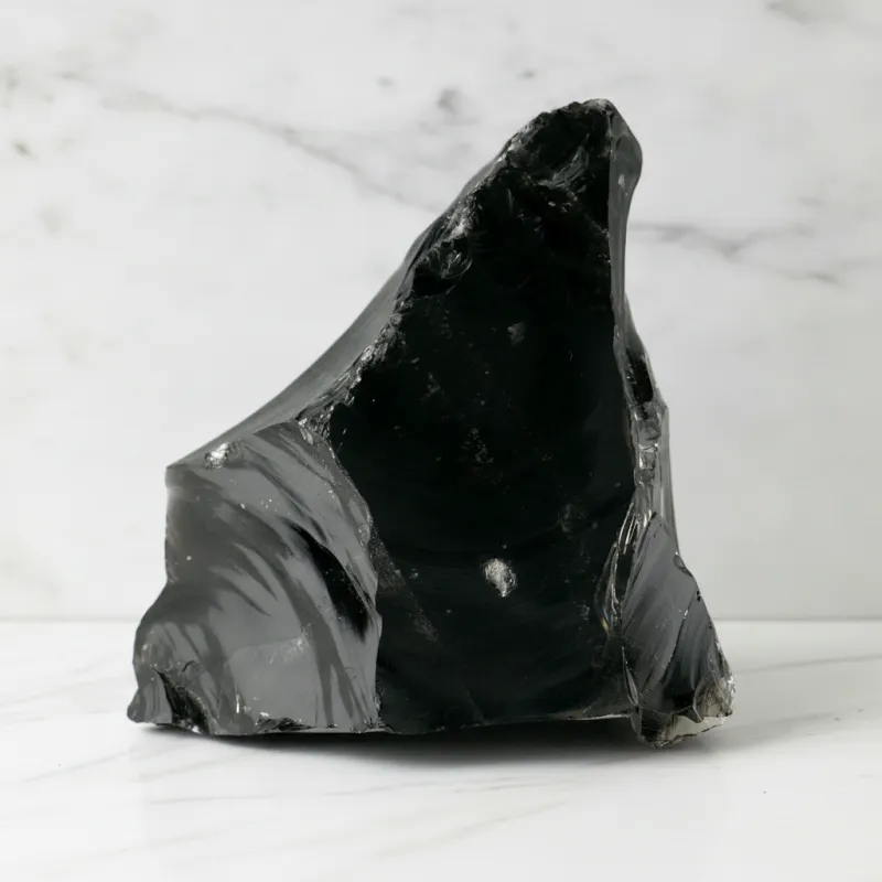 Schwarzer Obsidian ca. 340 g #507