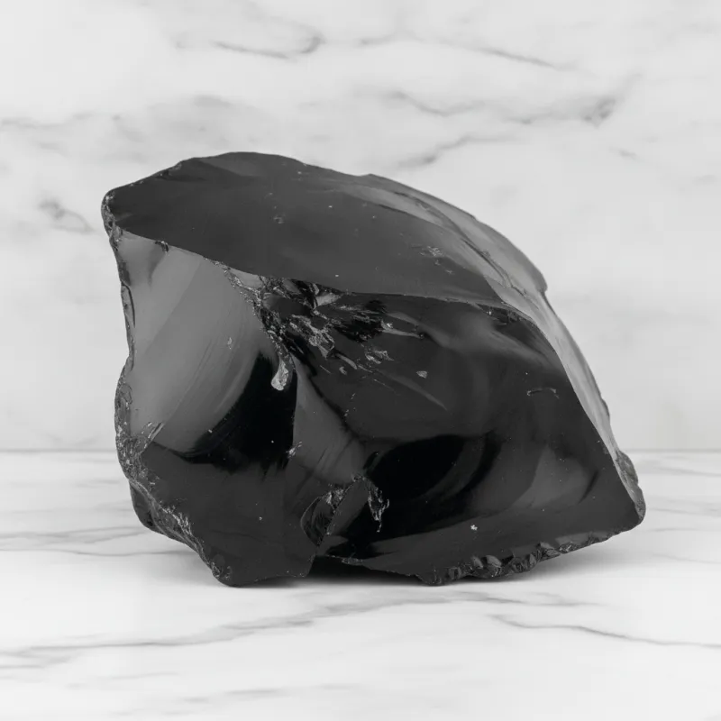 Schwarzer Obsidian ca. 865 g #557