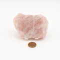 Rosenquarz Rohstein Namibia ca. 415 g