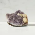 Amethyst Rohstück mit Calcit – ca. 150x140 mm #330