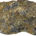 Pyrit mit Sphalerit (Zinkblende) – ca. 85x60 mm #427