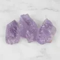 Amethyst-Rohsteine Brasilien, 3 Einzelstücke, ca. 135 g #564