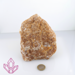 Calcit orange Rohstein ca. 1350 g