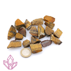 Tigerauge Chips Rohsteine