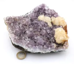 Amethyst mit Calcit ca. 1150 g