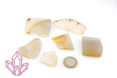 Achat Trommelsteine (Scheiben) ca. 100 g