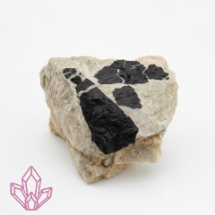 Schörl (Schwarzer Turmalin) Rohstein