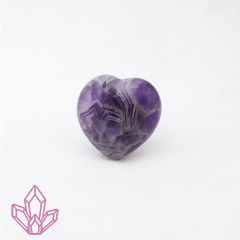 Amethyst Handschmeichler Herz - poliert (11 g)