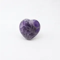 Amethyst Handschmeichler Herz - poliert (11 g)