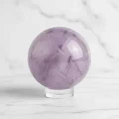 Amethyst Kugel – Ø ca. 35 mm (Helles Lavendelviolett) #477