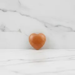 Orangeroter Aventurin Herz – ca. 29 x 30 mm #520