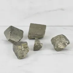 Pyritwürfel Stücke Konvolut – ca. 20x20 mm #350